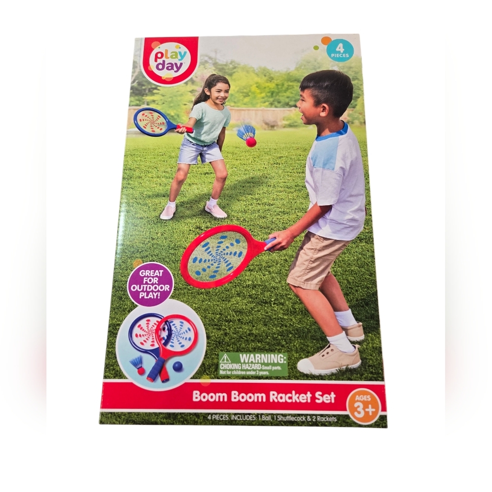 Play Day Boom Boom Racket Set Ages 3+ - Picture 2 of 4